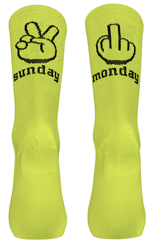 NORTHWAVE SUNDAY MONDAY Socken Fluo Gelb