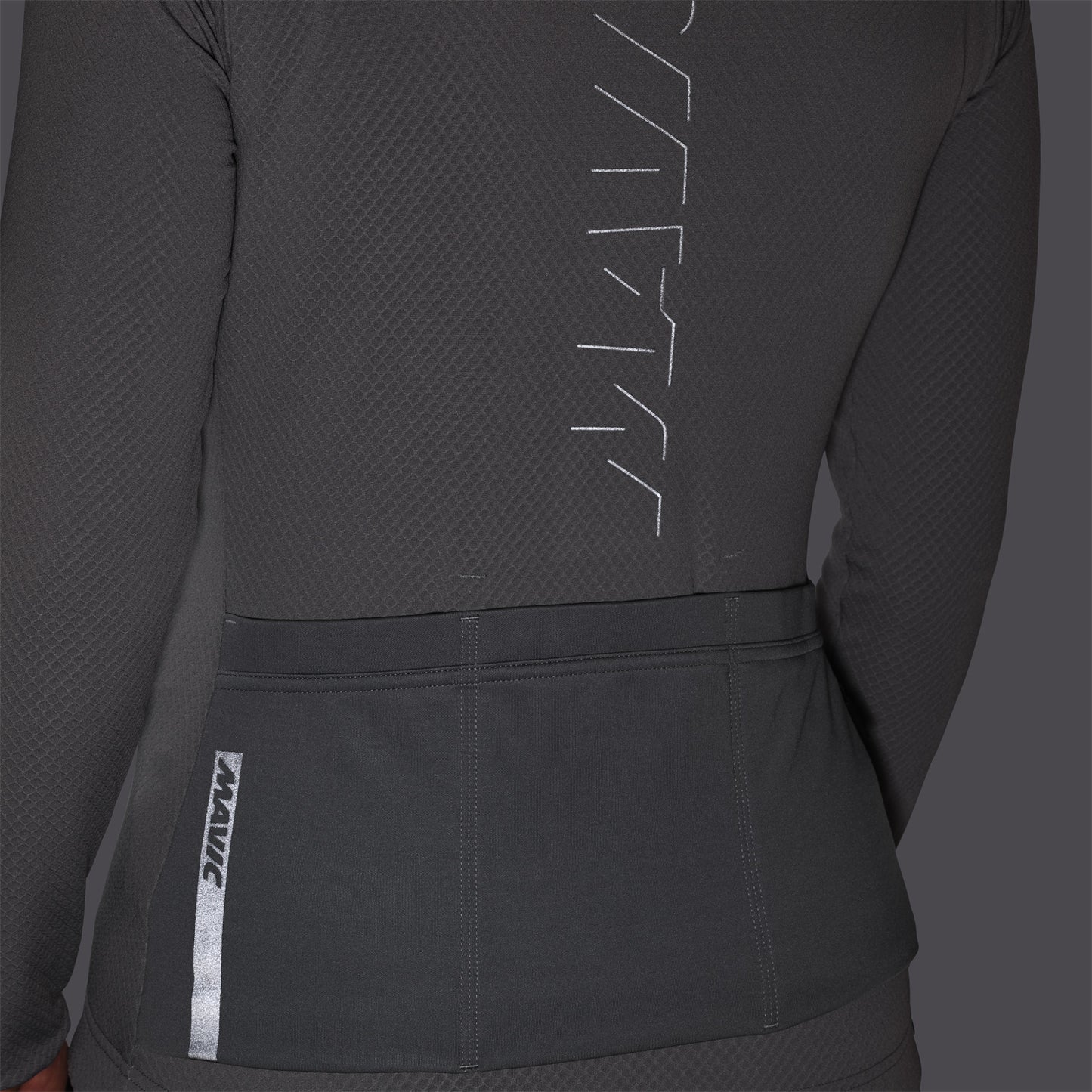 MAVIC AKSIUM THERMO Damen Langarm Trikot Grau