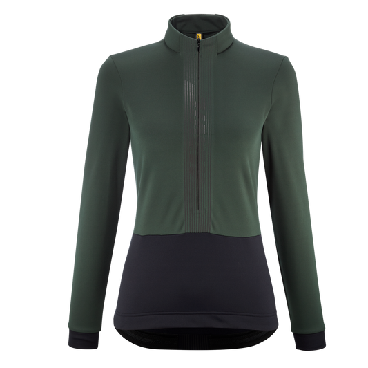 MAVIC KSYRIUM THERMO Damen Langarm Trikot Grün