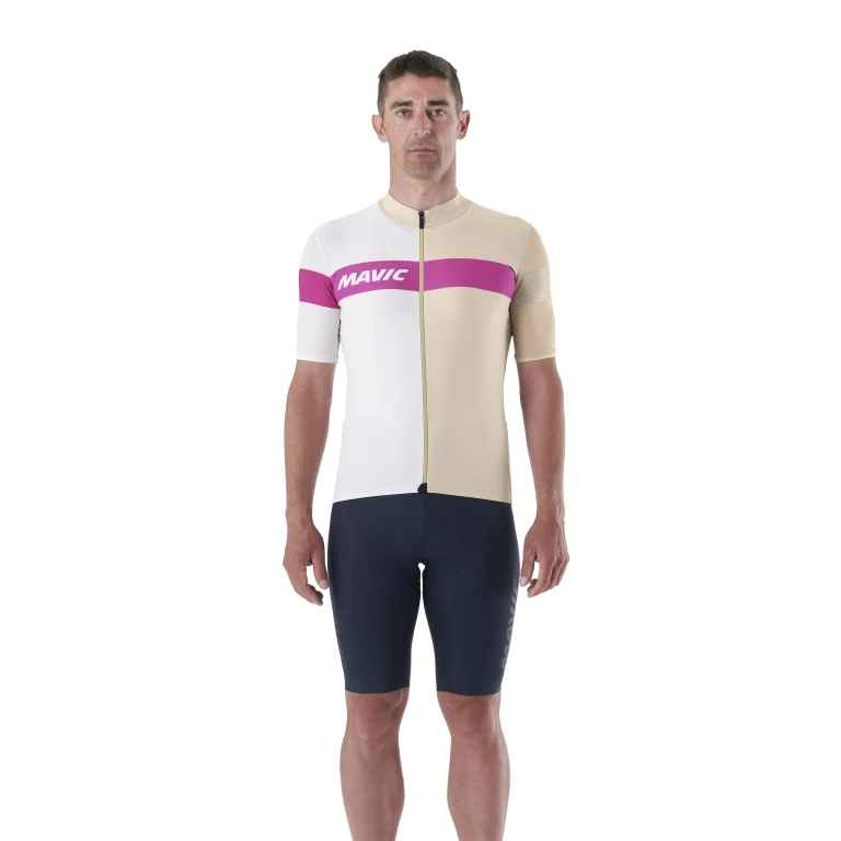 MAVIC KSYRIUM PRO Trikot Kurzarm Beige