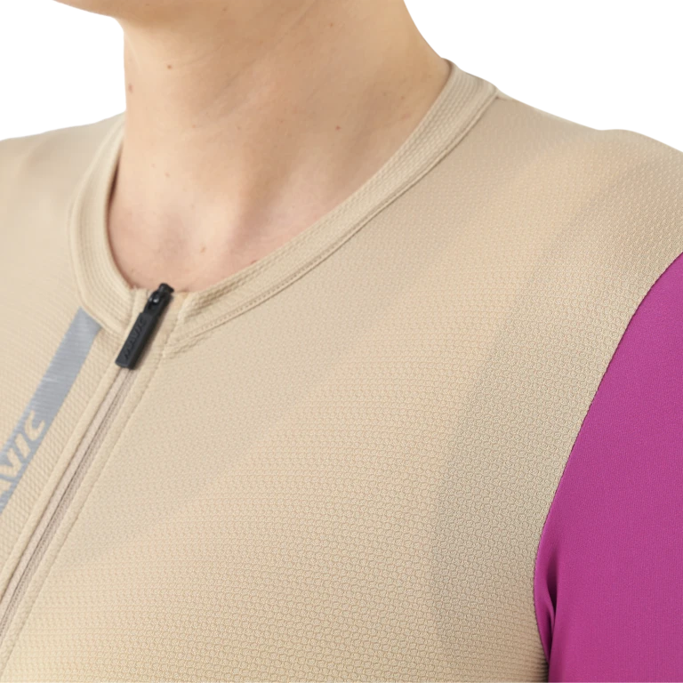 MAVIC ESSENTIAL Kurzarm Trikot Women Beige/Fuschia