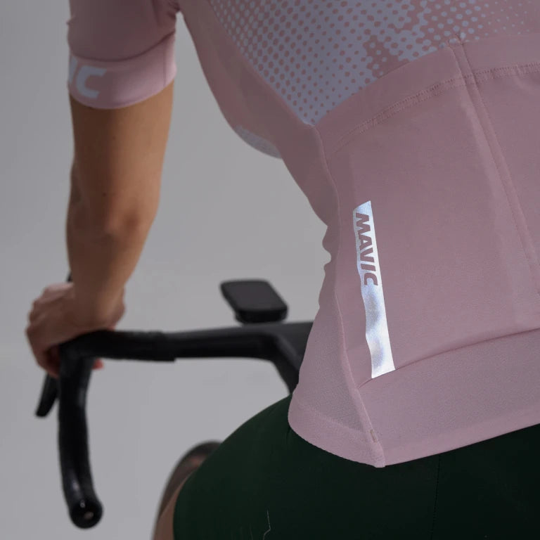 MAVIC AKSIUM GRAPHIC Trikot Kurzarm Damen Rosa