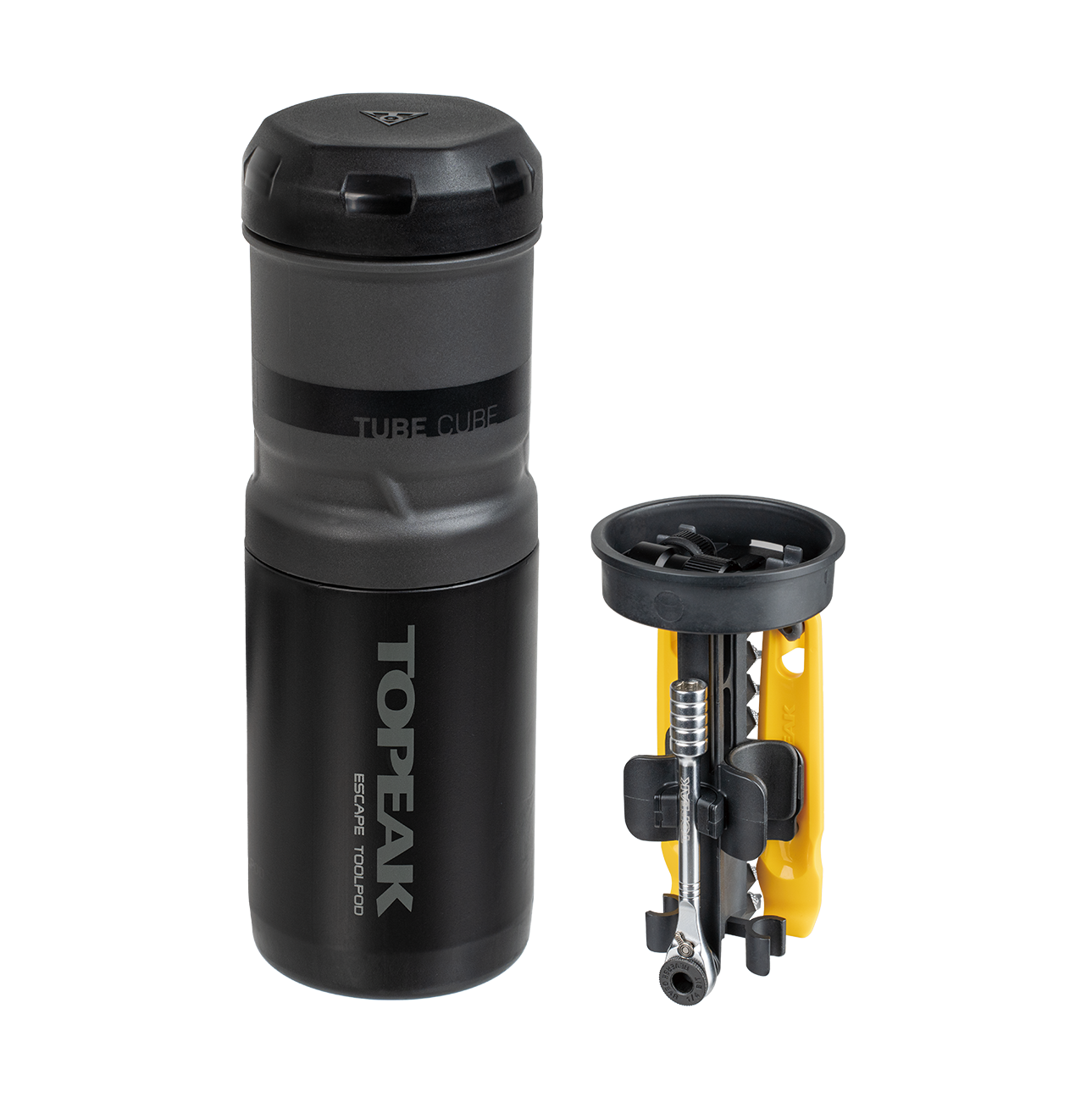 TOPEAK ESCAPE TOOLPOD Werkzeughalter Trinkflasche Schwarz