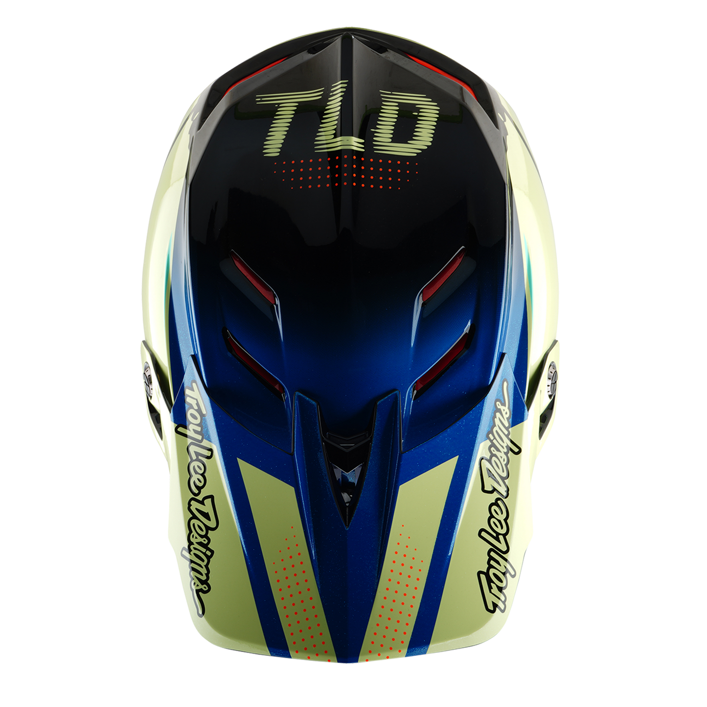 MTB-Helm Troy Lee Designs D4 CARBON MIPS Drip Gelb