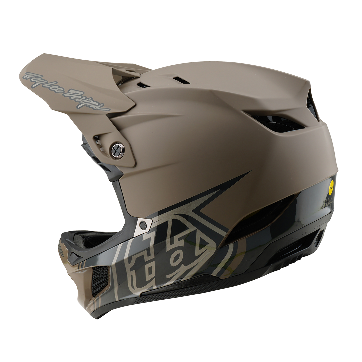 MTB-Helm TROY LEE DESIGNS D4 COMPOSITE MIPS Braun