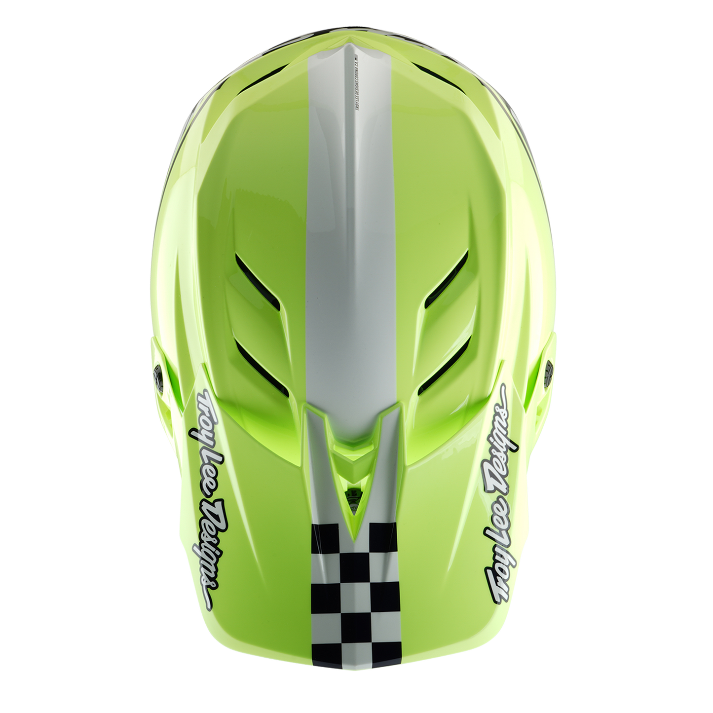 MTB-Helm Troy Lee Designs D4 POLYACRYLITE MIPS FIFTY 50 Blau/Gelb