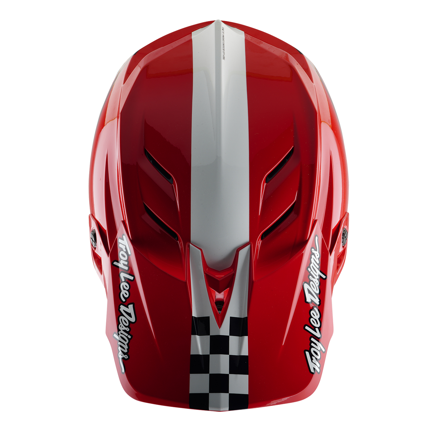 MTB-Helm TROY LEE DESIGNS D4 POLYACRYLITE FIFTY 50 Weiß/Rot 2025