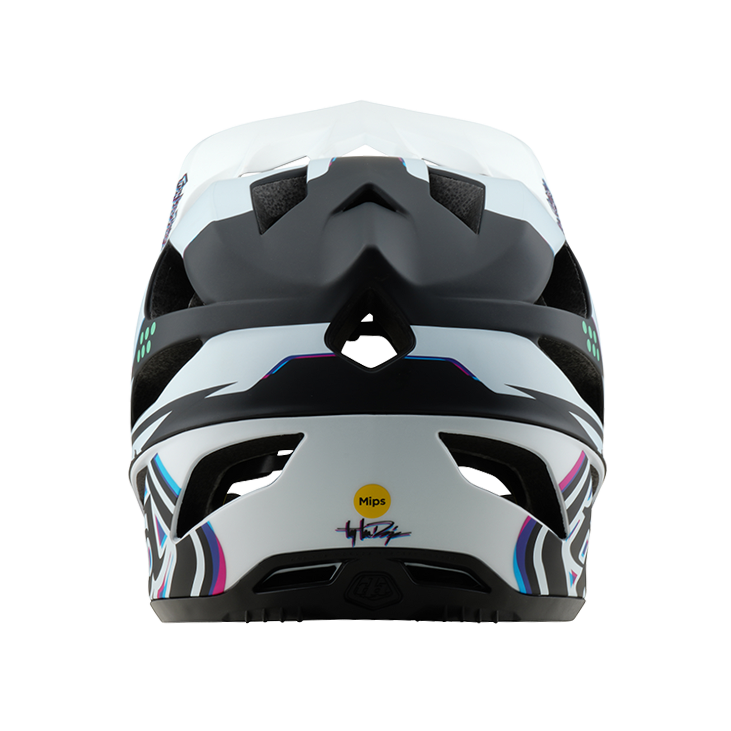 MTB-Helm TROY LEE DESIGNS STAGE MIPS Schwarz/Weiß