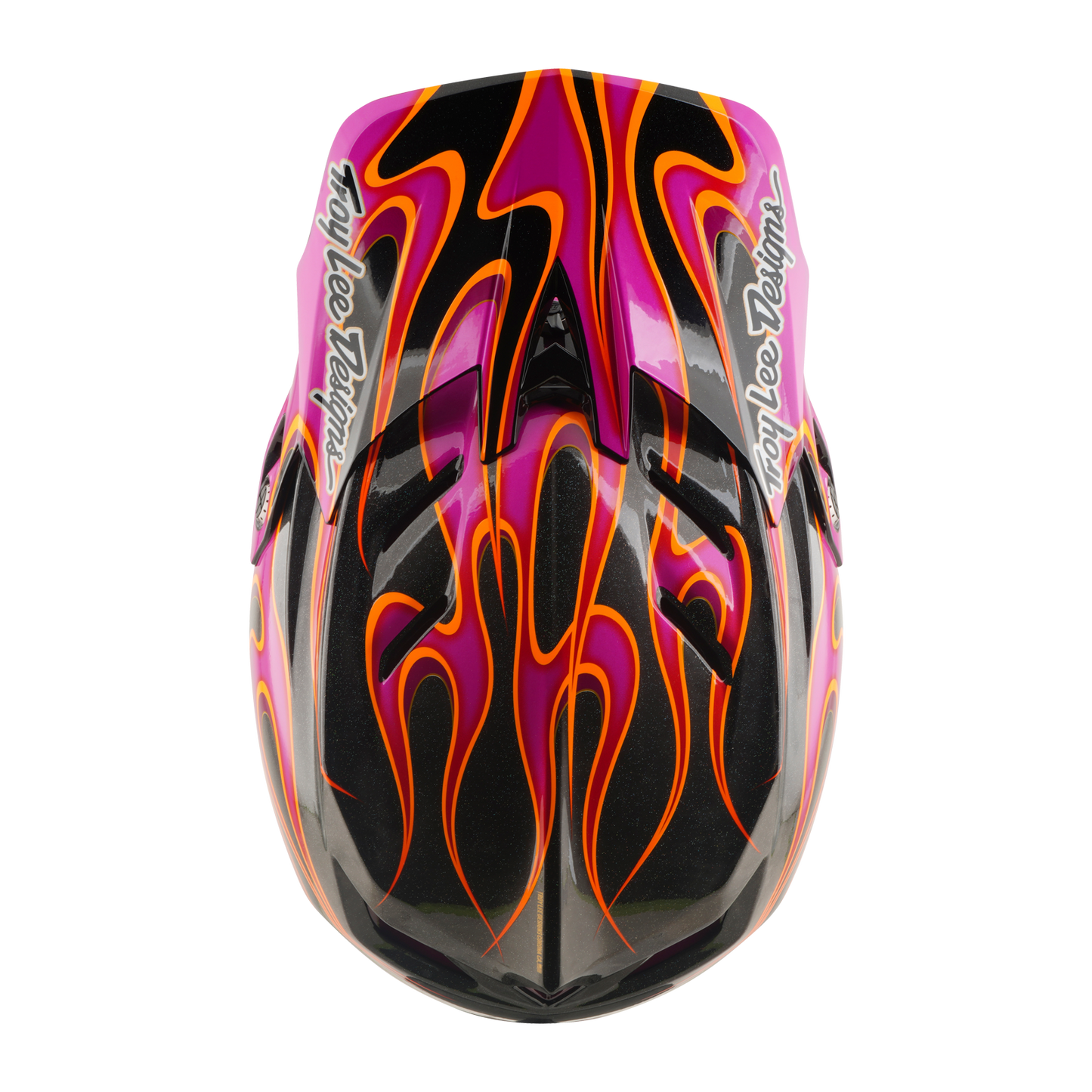 Mountainbike-Helm TROY LEE DESIGNS D4 CARBON MIPS Torched Carbon/Magenta
