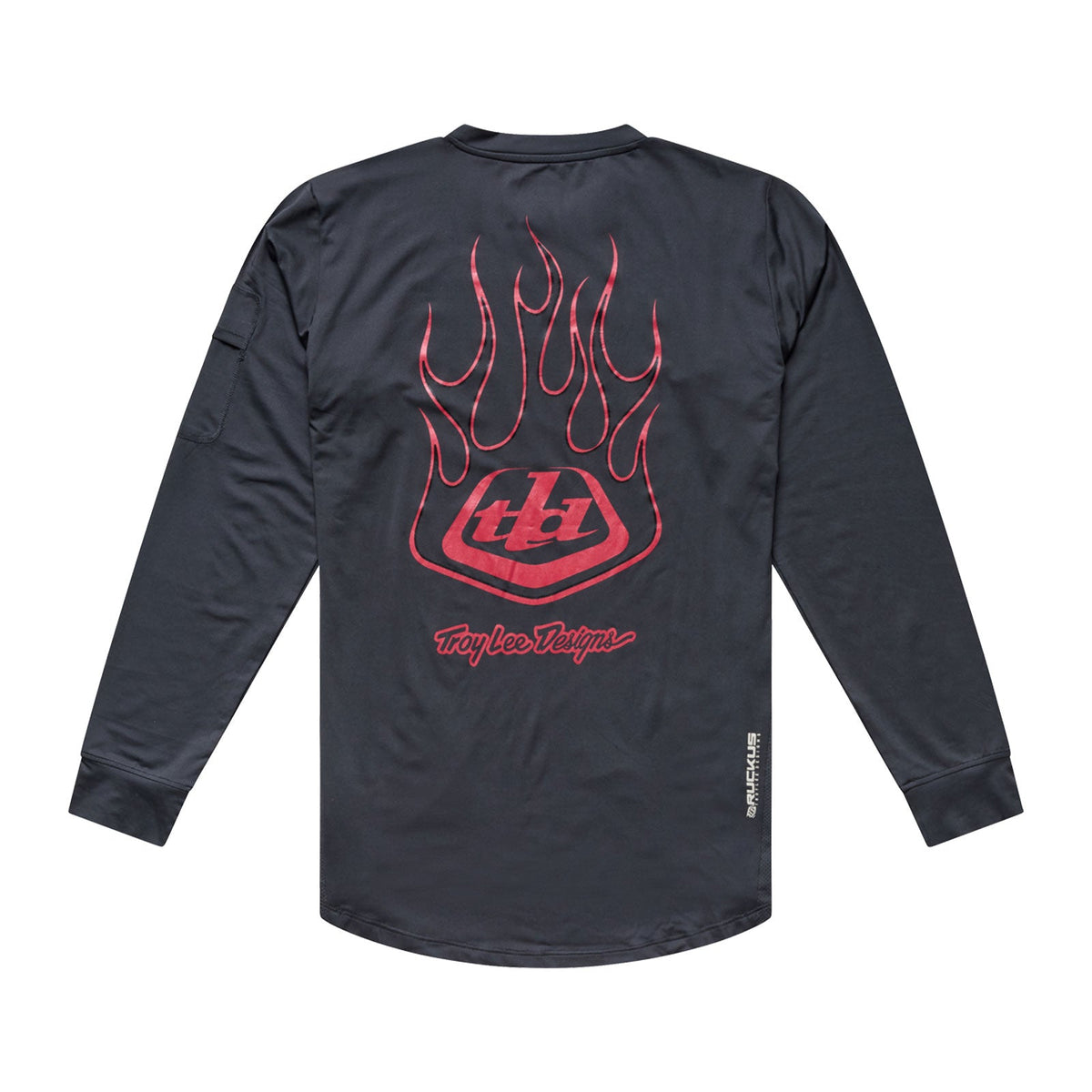 TROY LEE DESIGNS RUCKUS RIDE EMBER Langarmtrikot Carbon
