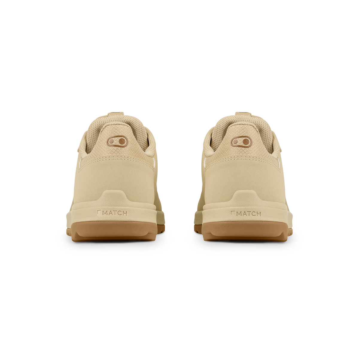 CRANKBROTHERS STAMP TRAIL SPEED LACE MTB-Schuhe in Sand/Braun/Gum – Rückansicht