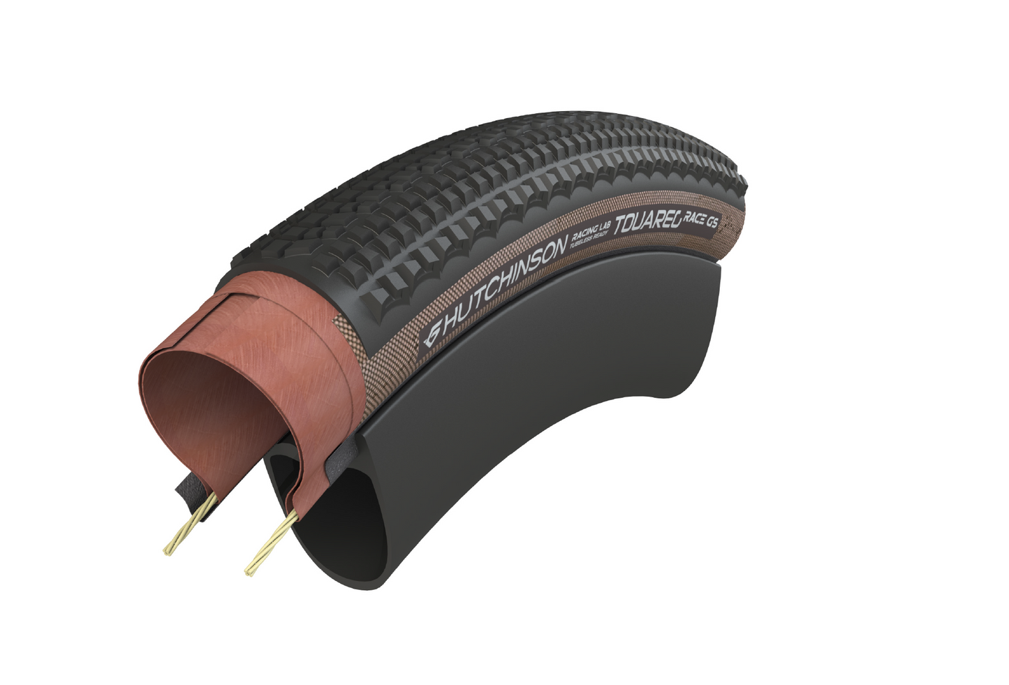 Reifen HUTCHINSON TOUAREG RACE GRIDSKIN 700x40c Tubeless Ready Beige