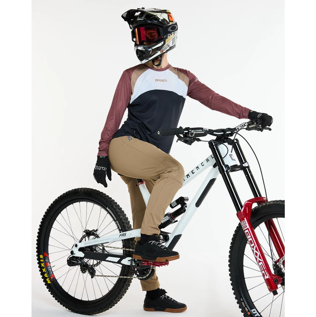 DHARCO RACE LOTUS Trikot Langarm Women Schwarz/Bronze
