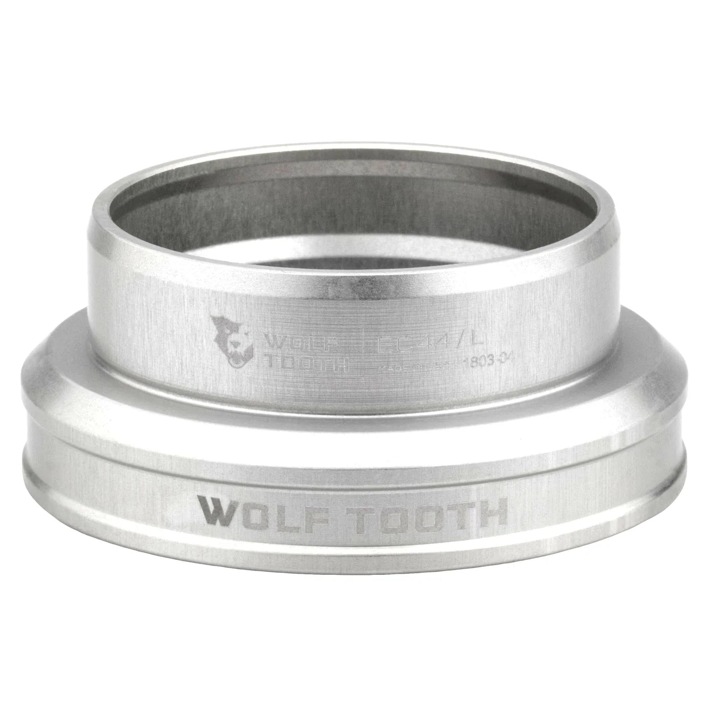 Untere Lagerschale für externen Steuersatz WOLF TOOTH PERFORMANCE 1.5" EC44 Silber