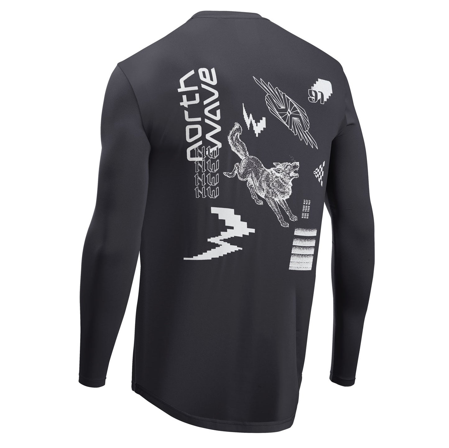NORTHWAVE XTRAIL Trikot Langarm Schwarz