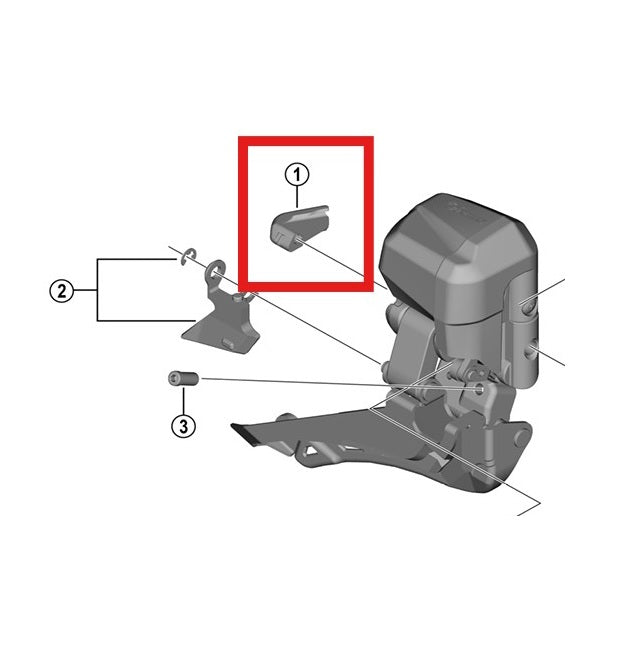 Port-Abdeckung SHIMANO FD-R7150