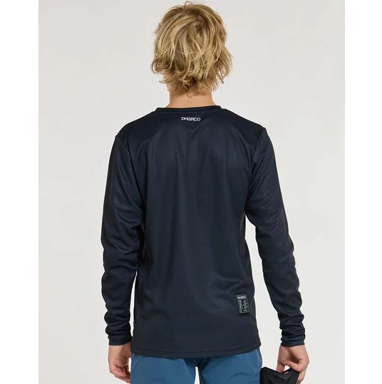 DHARCO GRAVITY THE DARKNESS Langarmtrikot Junior Schwarz