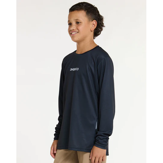 DHARCO GRAVITY THE DARKNESS Langarmtrikot Junior Schwarz