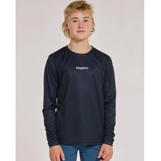 DHARCO GRAVITY THE DARKNESS Langarmtrikot Junior Schwarz