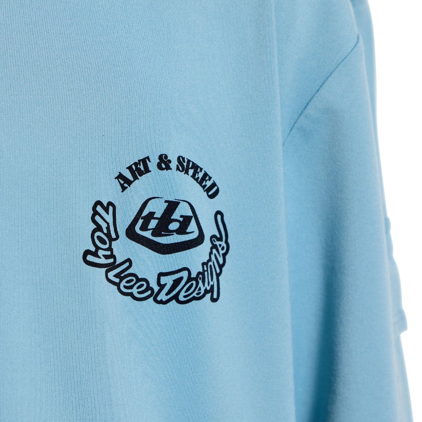 TROY LEE DESIGNS RUCKUS RIDE CARBS Junior Langarm Trikot Blau