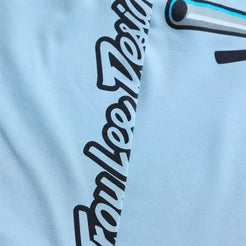 TROY LEE DESIGNS RUCKUS RIDE CARBS Junior Langarm Trikot Blau