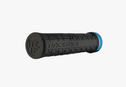 RACE FACE GETTA Lock-On 135mm Schwarz/Türkis Grips