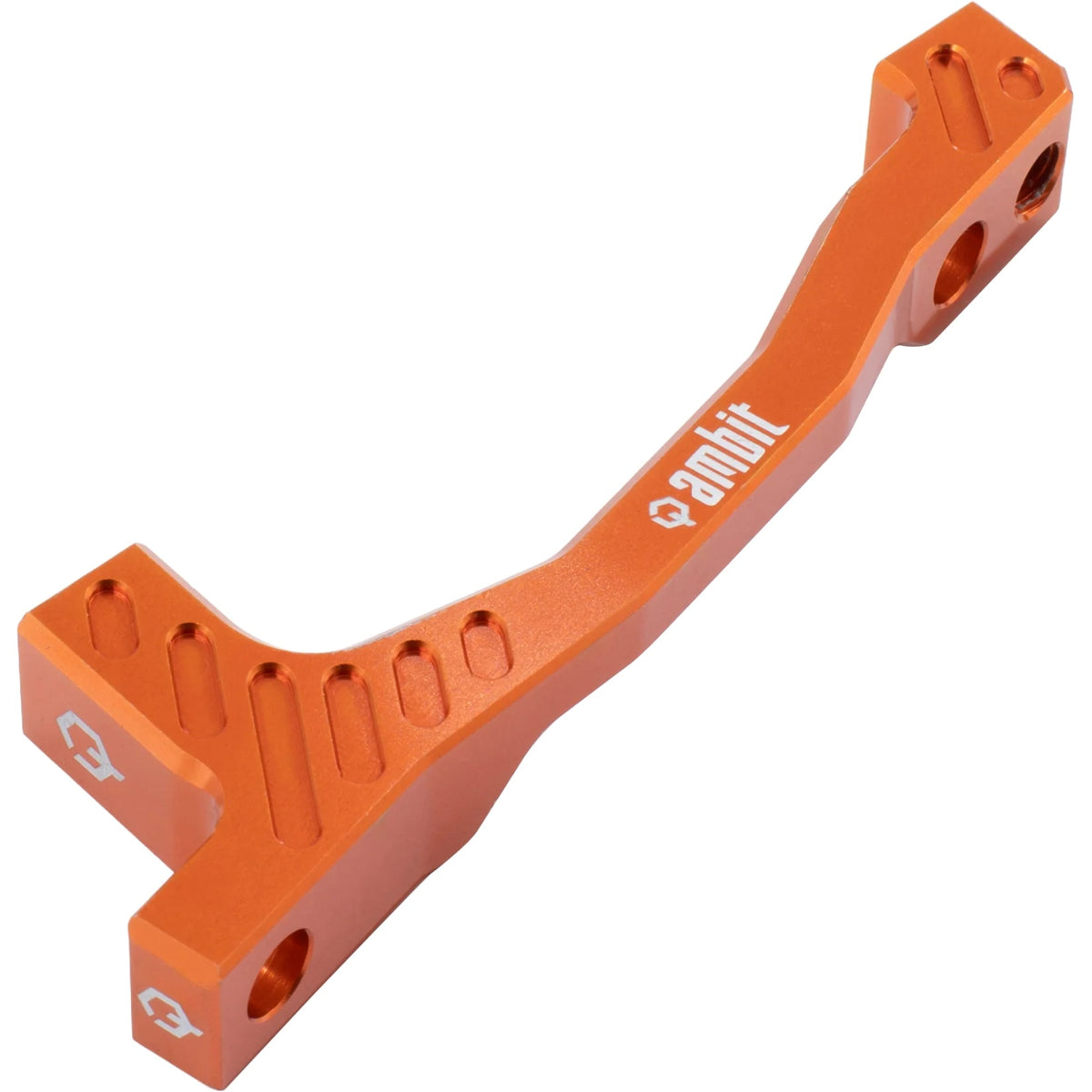 Bremssatteladapter vorne/hinten PM/PM AMBIT +20 mm (180–200 mm) Orange