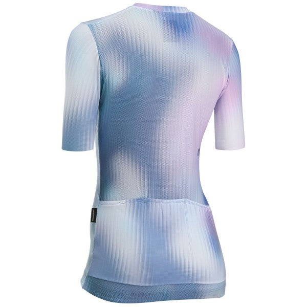 NORTHWAVE BLADE Damen Trikot Kurzarm Pink/Blau