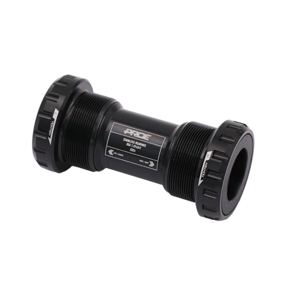 Tretlager PRIDE EB24 Stainless Schwarz