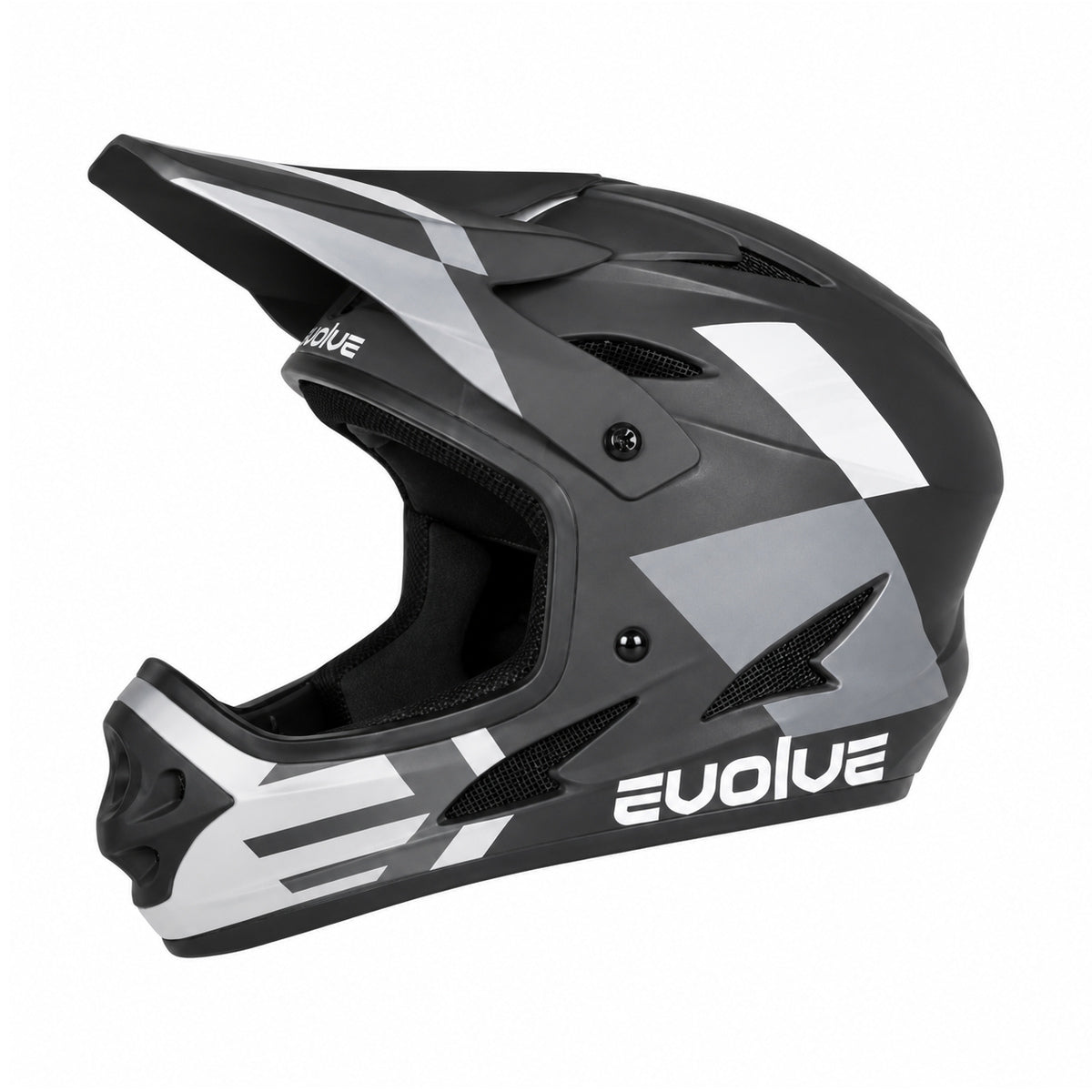 Evolve Storm Helm Mattschwarz