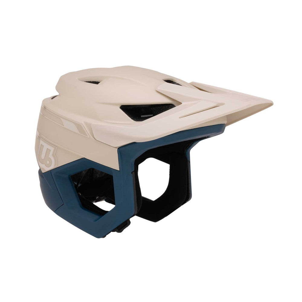 MTB-Helm URGE RASCAS Smooth Stroke Beige/Blau