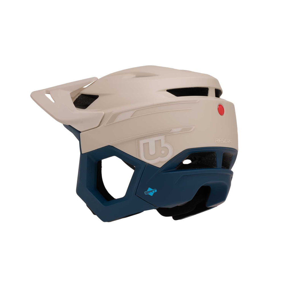 MTB-Helm URGE RASCAS Smooth Stroke Beige/Blau