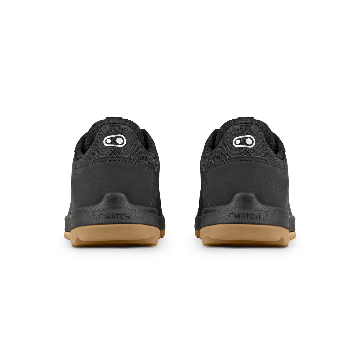 MTB-Schuhe CRANKBROTHERS STAMP TRAIL LACE Schwarz/Naturgummi — Rückansicht