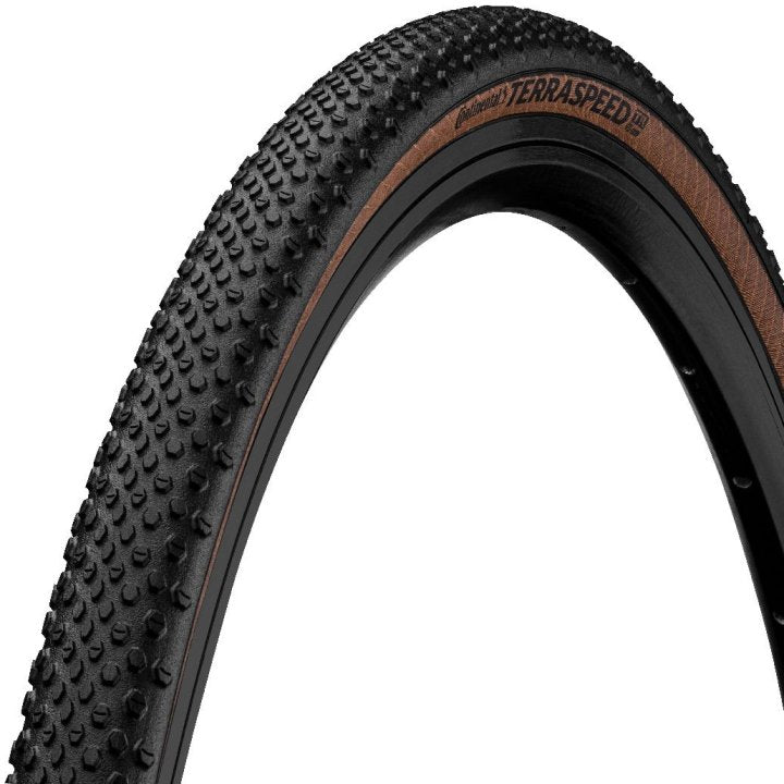 Reifen CONTINENTAL TERRA SPEED PROTECTION 700x45c Tubeless Ready Braun – Probikeshop