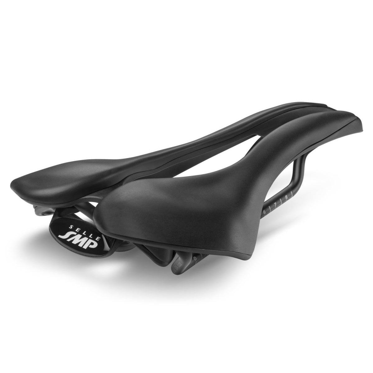 fahrradsattel mit langer schiene Sattel SMP EVO20C Breite 140mm Schienen Inox Schwarz – Probikeshop
