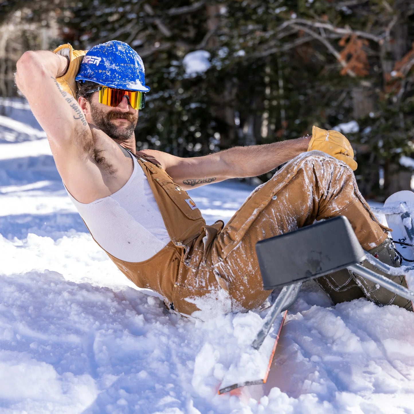 Brille PIT VIPER THE EXEC ORIGINAL 2.0 WIDE HDPV Polarisiert Rainbow