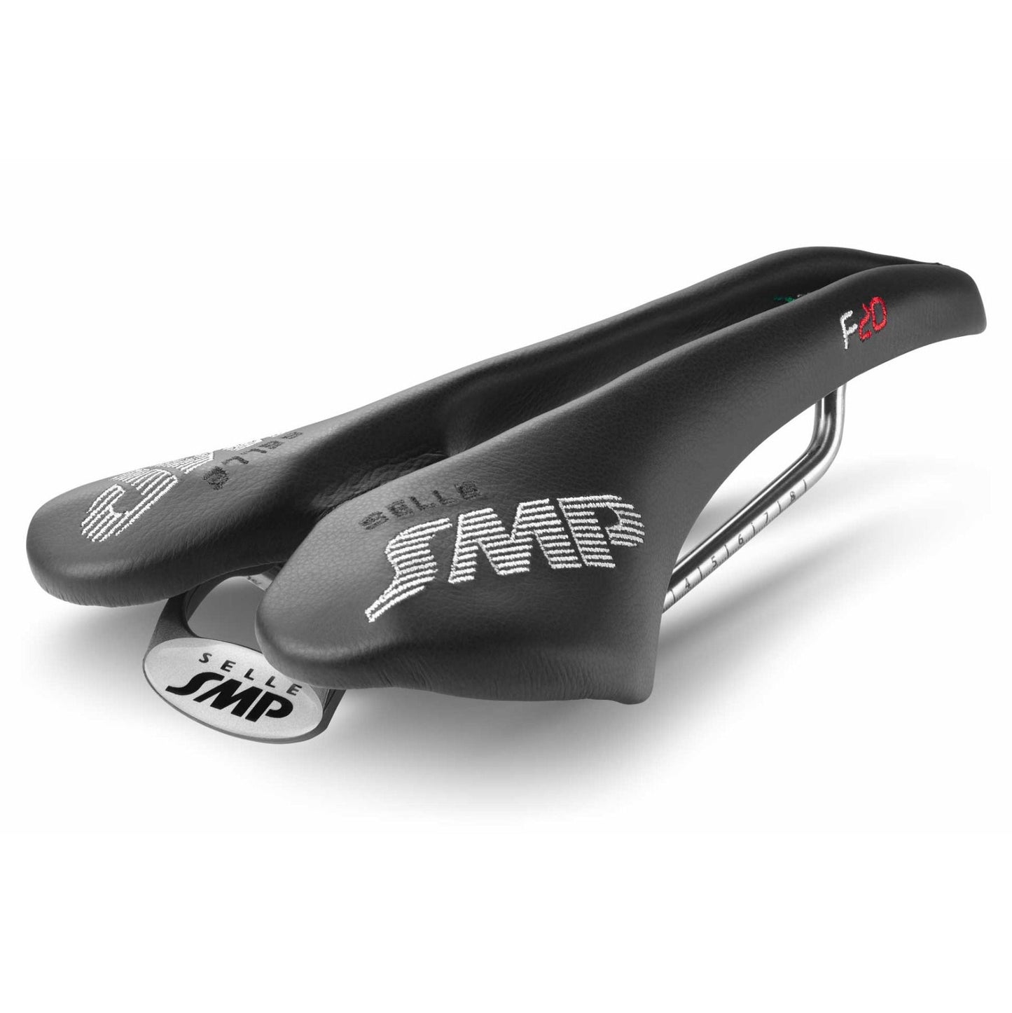 Sattel SMP F20 Rails Inox Schwarz