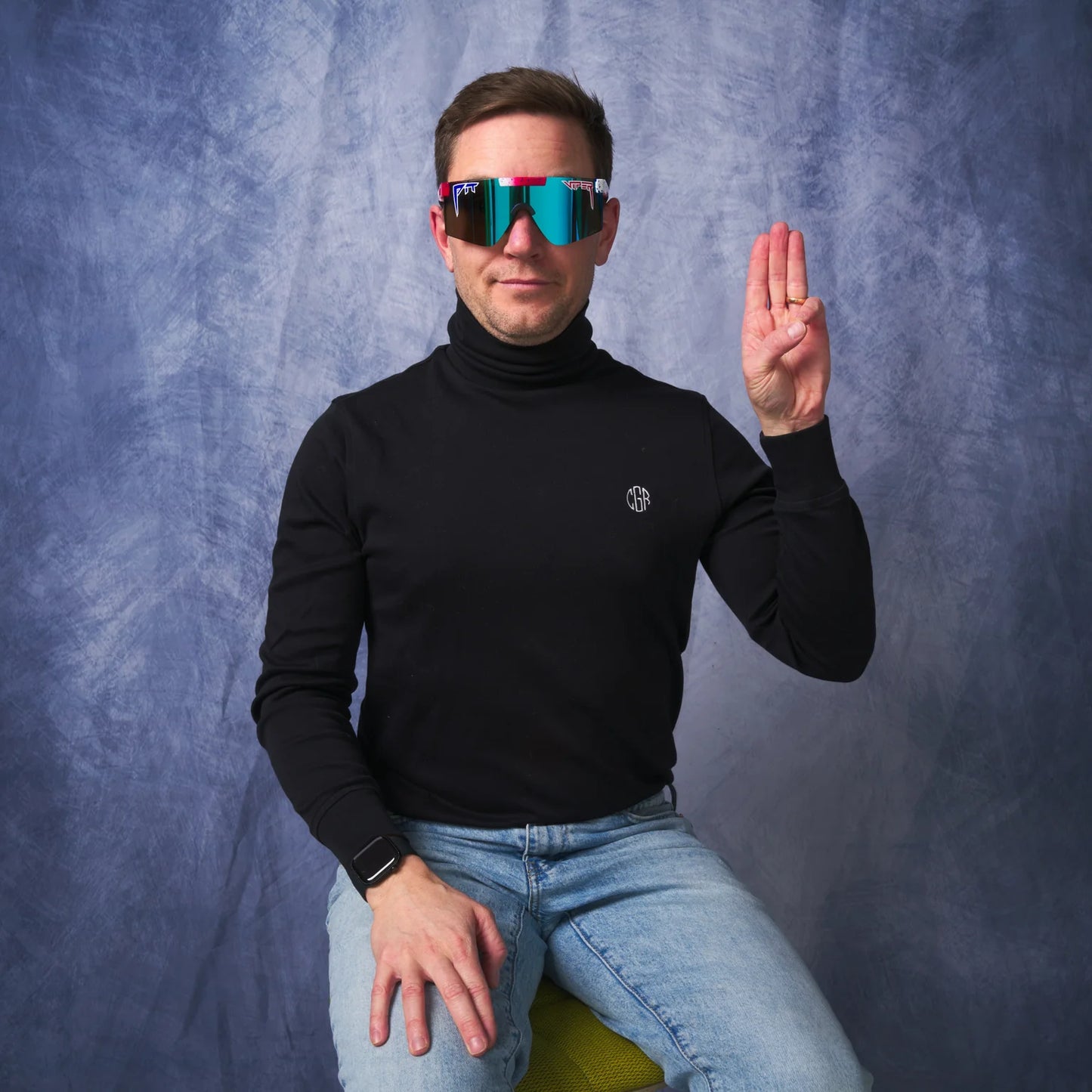 Brille PIT VIPER THE FIRECRACKER ORIGINAL 2.0 NARROW HDPV Polarisiert Blau