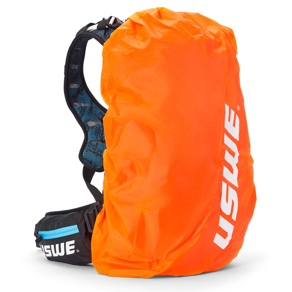 USWE FLOW 16 L Rucksack mit integriertem Rückenteil Schwarz/Rot