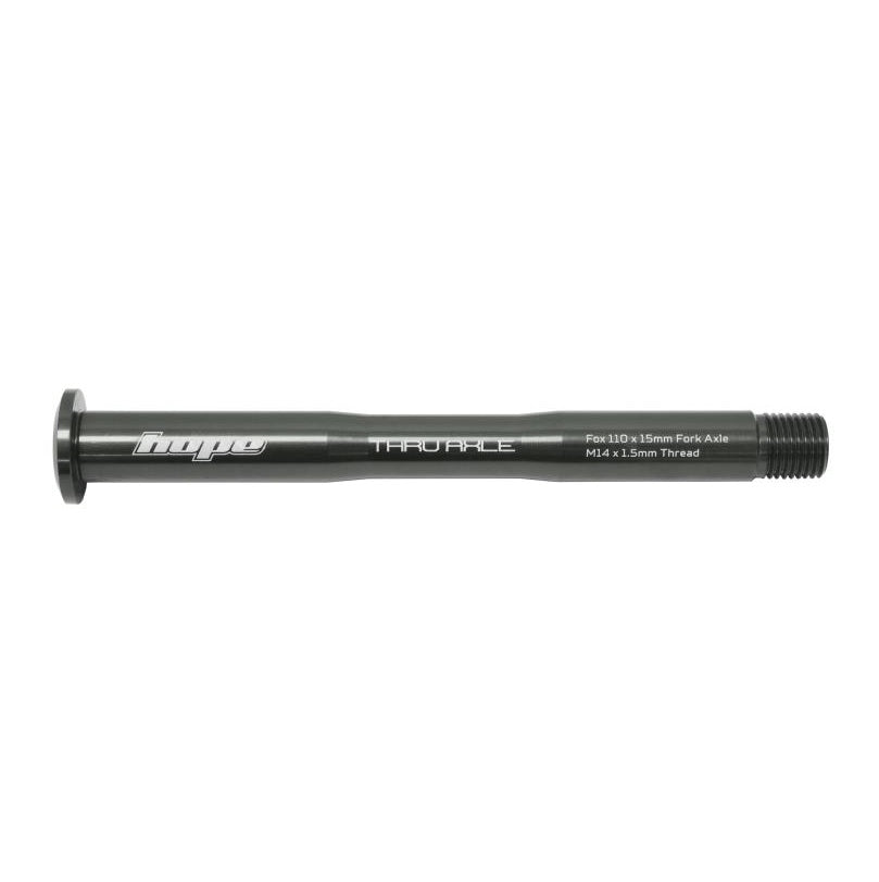 HOPE Vorderradachse für FOX Gabel 36/38 Rauchfarben