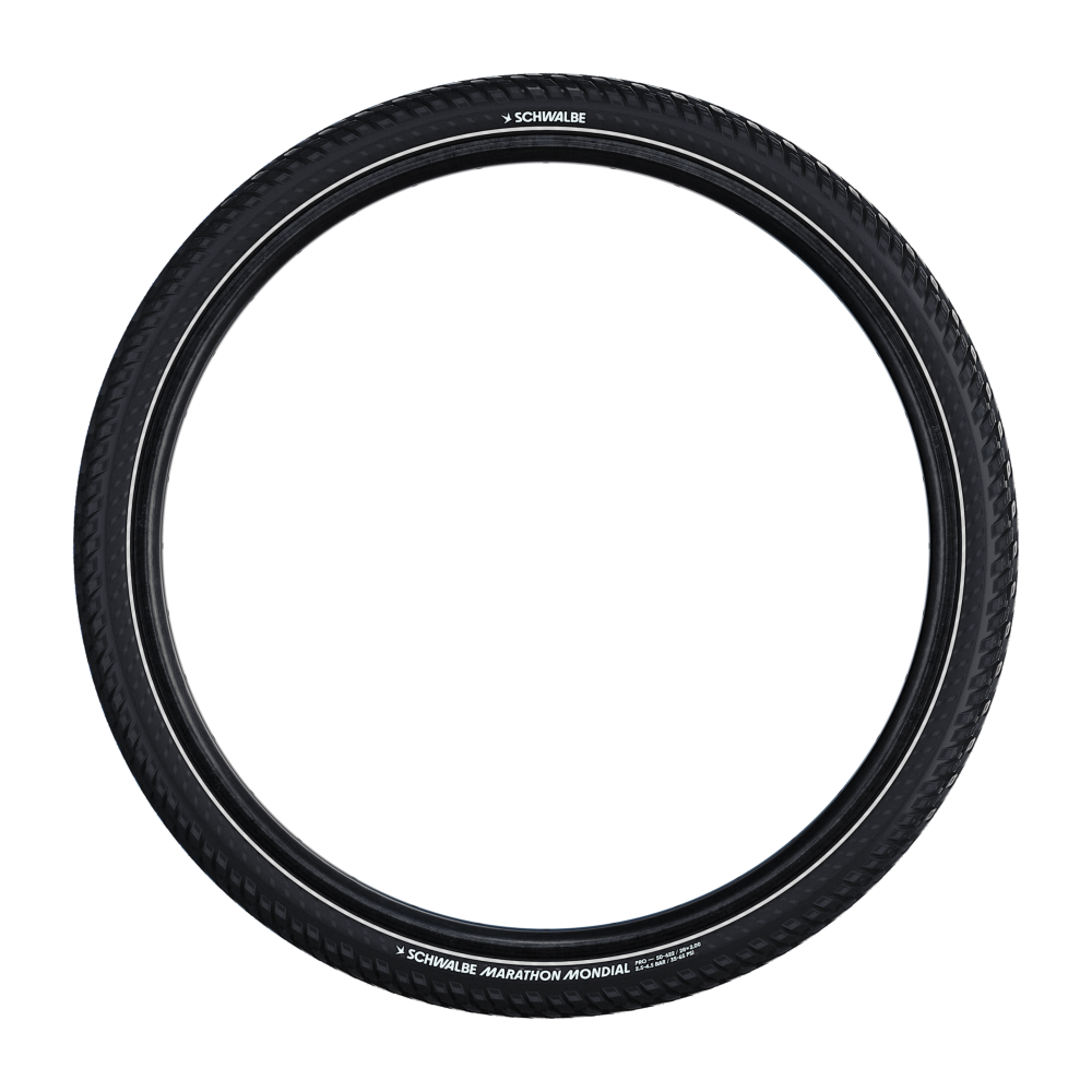 SCHWALBE MARATHON MONDIAL-Reifen 27.5x2.40 ADDIX RaceGuard Reflex Tubetype Starr