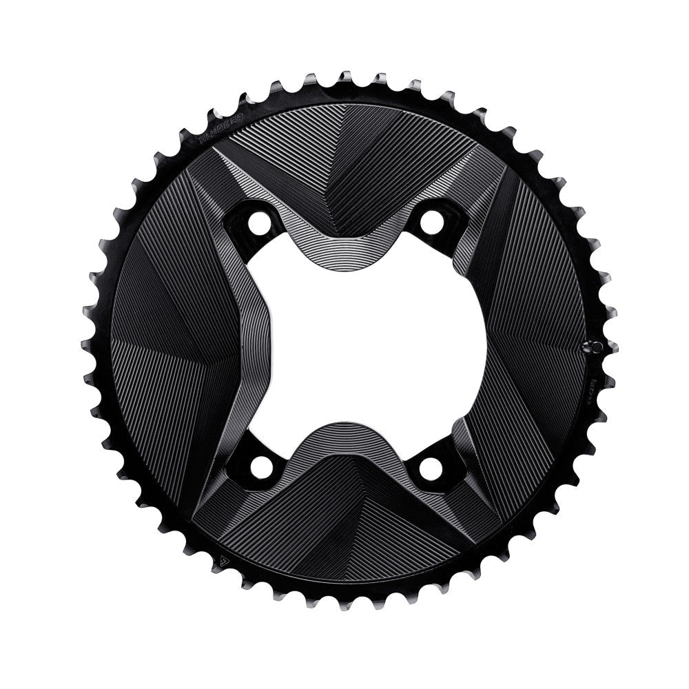 Äußeres Kettenblatt ALUGEAR AERO GRX, 12-fach, schwarz