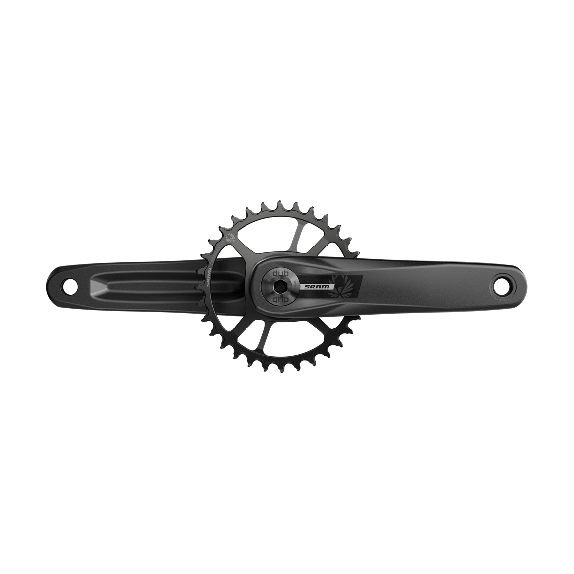 Mono-Kurbelgarnitur 12-fach SRAM S200 DUB WIDE BOOST Kettenlinie 55mm