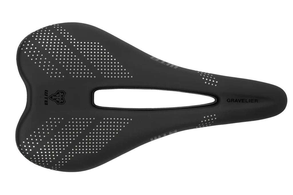 WTB-Sattel GRAVELIER 140mm Rails Inox Schwarz