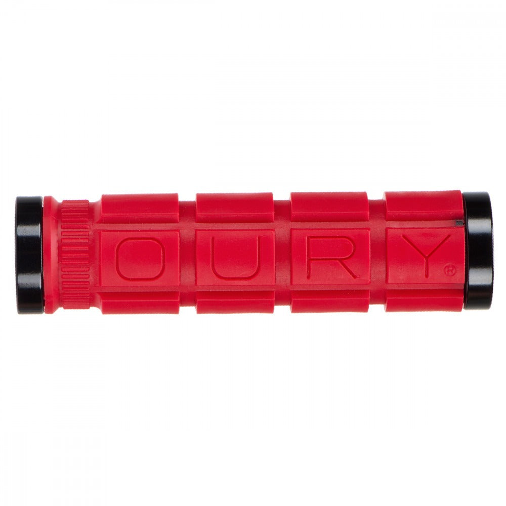 OURY Double Lock-on Grips 127mm Rot