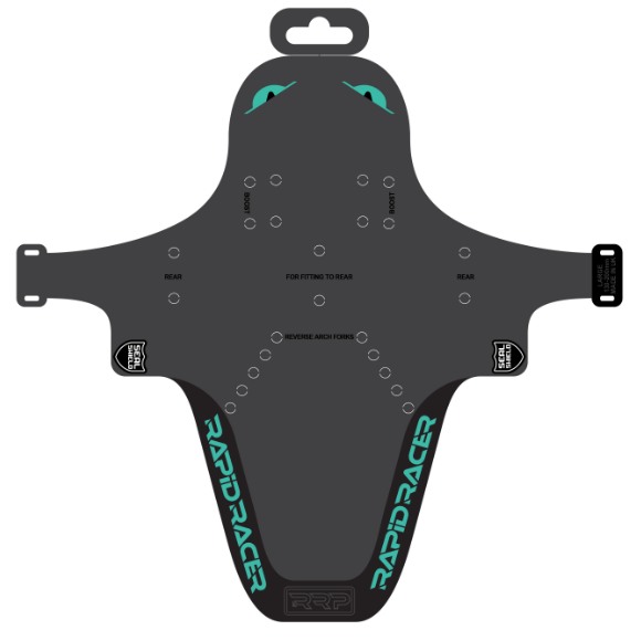 RRP EnduroGuard Standard Schutzblech (Gabel 80 bis 120 mm) Schwarz/Tür – Probikeshop