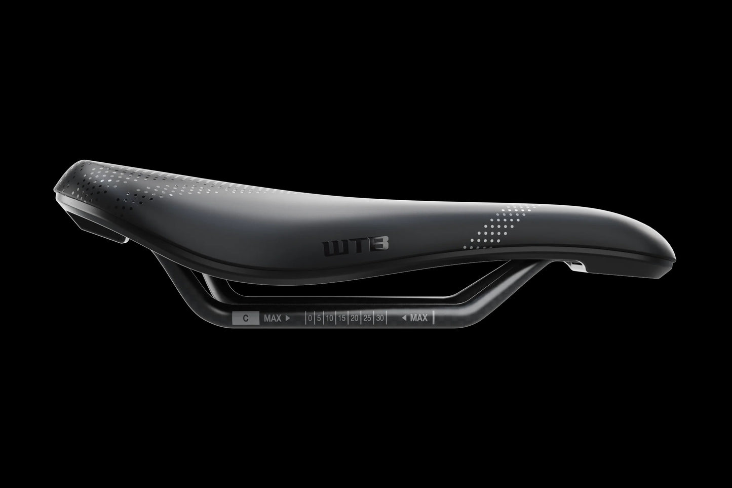 Sattel WTB SOLANO SL 157mm Schienen Carbon Schwarz
