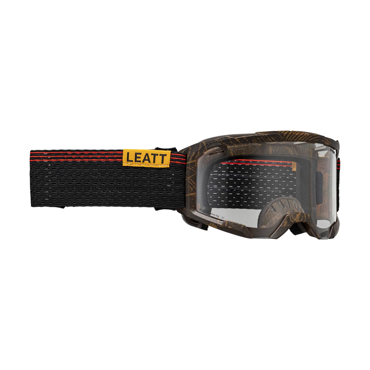 Maske LEATT VELOCITY 4.0 MTB X-FLOW Braun Transparentes Visier