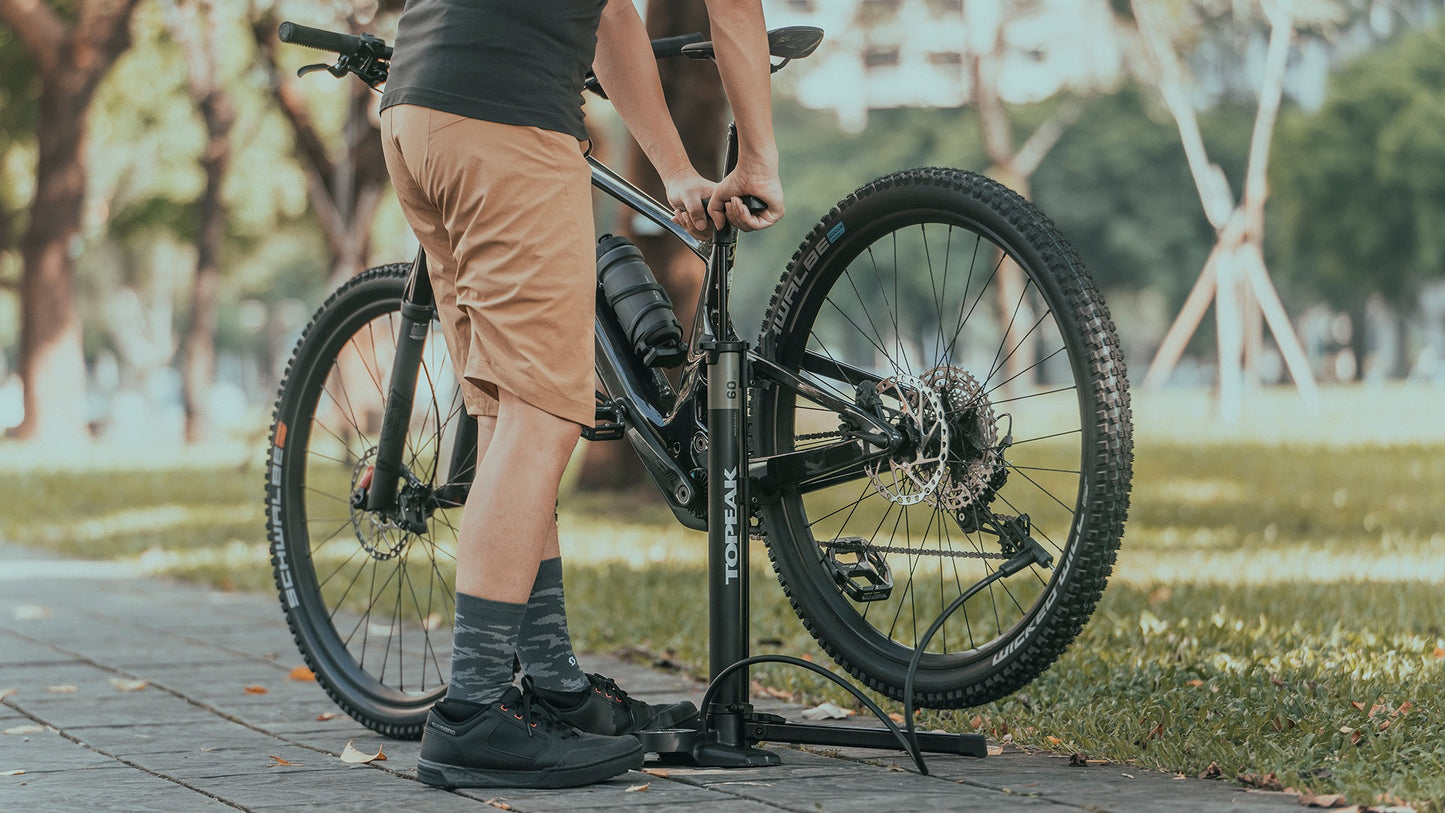 TOPEAK JOE BLOW MOUTAIN EX Fußpumpe Schwarz