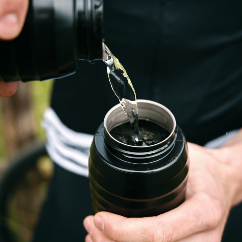 Trinkflasche FIDLOCK TWIST X KEEGO (600 ml) Schwarz